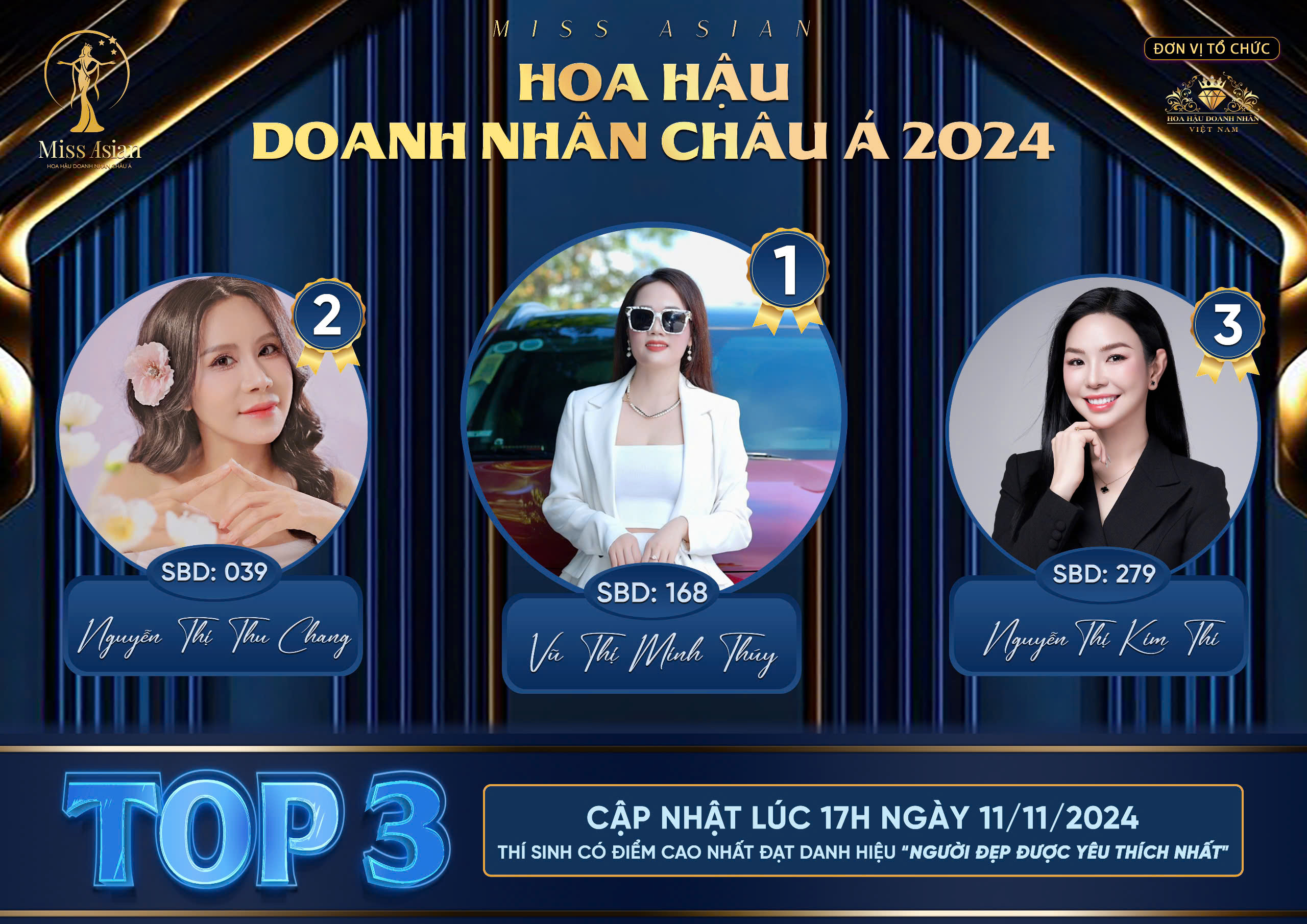 ĐƯỜNG ĐUA “NGƯỜI ĐẸP ĐƯỢC YÊU THÍCH NHẤT” HOA HẬU DOANH NHÂN CHÂU Á 2024 CHÍNH THỨC KHỞI TRANH