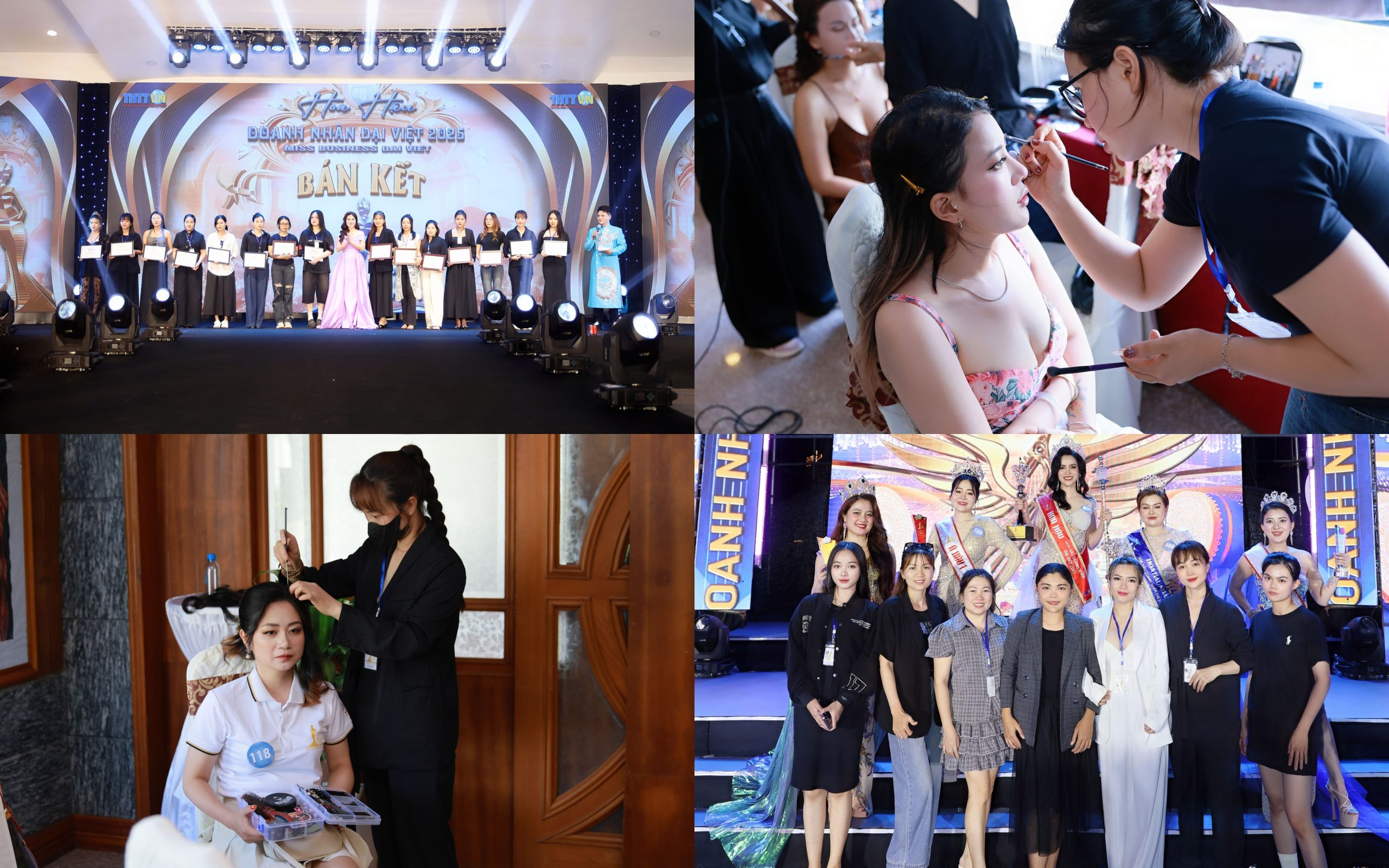 “Bàn tay phù thủy” Tiny Trần Makeup Academy được vinh danh tại Hoa hậu Doanh nhân Đại Việt 2025